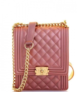 Trendy Jelly Crossbody Bag 7056 ROSE GOLD